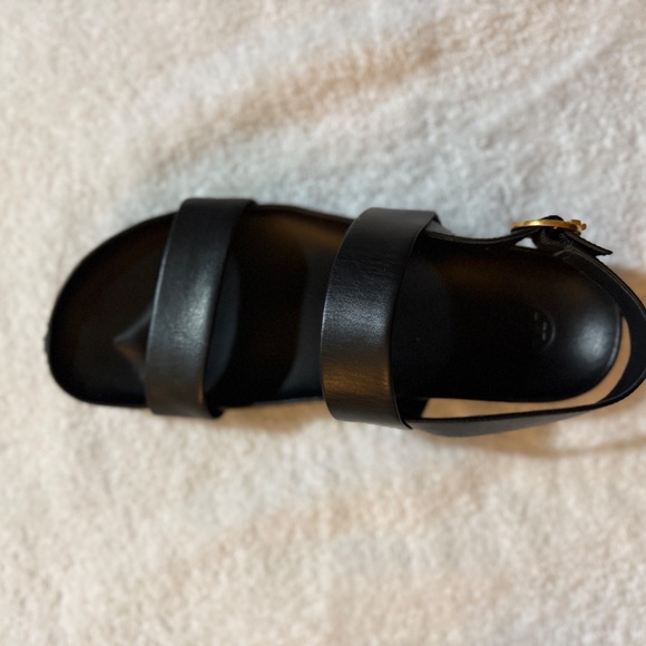 TORY BURCH Calf Leather Sport Sandals, Color Black,  Size 8 (Style No 88339) - Picture 14 of 16